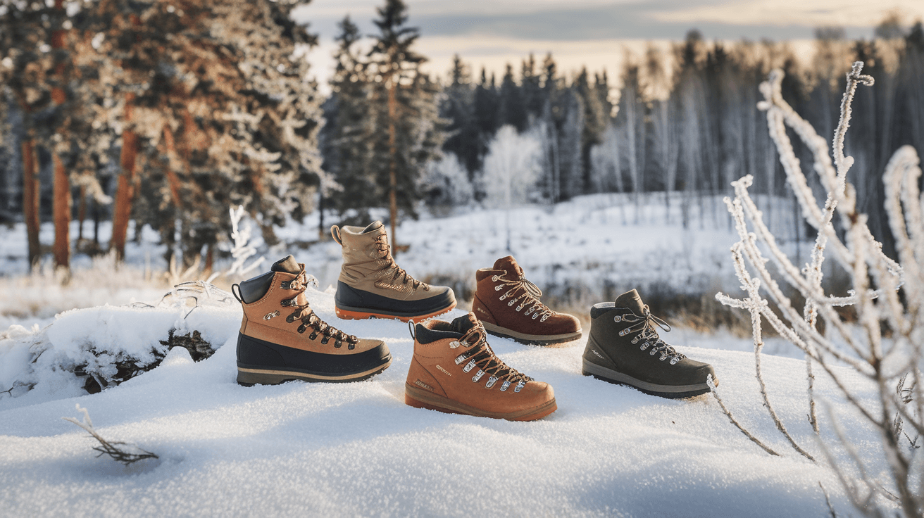Billede der illustrerer bedste vinterstøvler - friluftsliv og udstyr