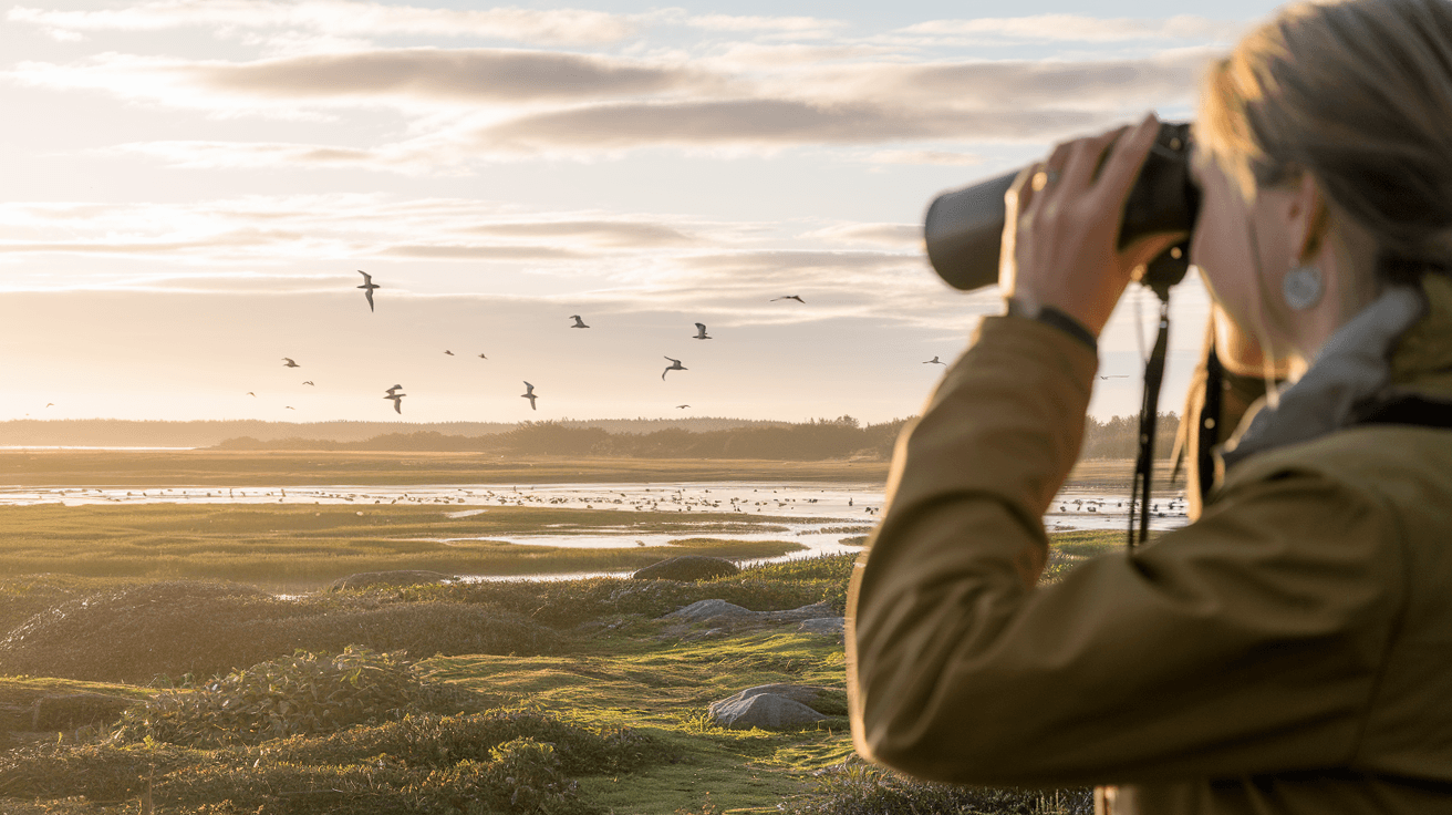 Billede der illustrerer bedste fuglekikkert - friluftsliv og udstyr
