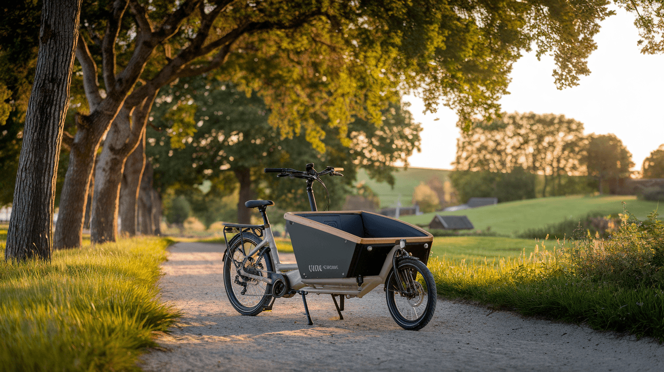 Billede der illustrerer bedste ladcykel til børn - friluftsliv og udstyr